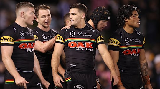 The Panthers powered past the Roosters in Penrith.