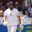 England’s Jonny Bairstow reacts after being stumped by Australia’s Alex Carey in the Ashes Test at Lord’s.