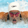 Kaylee McKeown competes in the women’s 200m individual medley final at the Australian Open Championships.