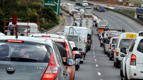 Three separate crashes on the Pacific Motorway and Bruce Highway causing chaos for Brisbane commuters.
