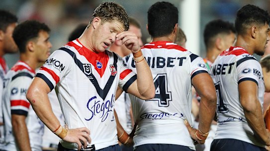 It was a night to forget for a youthful Roosters side in Gosford.