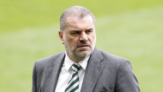 Ange Postecoglou is on the cusp of a domestic treble with Celtic - but may have a job offer on the table soon from England.