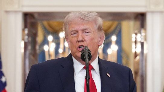 US President Donald Trump last week.