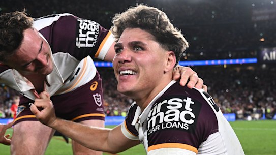 Reece Walsh at full-time.