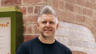 Massimo Mele, culinary director of The Tasman, Hobart’s new five-star hotel. He’s pictured outside his contemporary Italian restaurant, Peppina, named in honour of his Italian “nonna” or grandmother.
