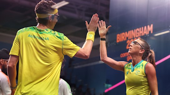 Donna Lobban and her cousin Cameron Pilley.