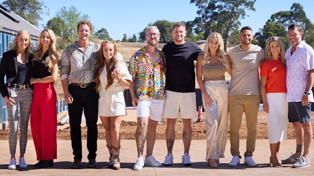 Contestants from the upcoming season of The Block in Daylesford.
