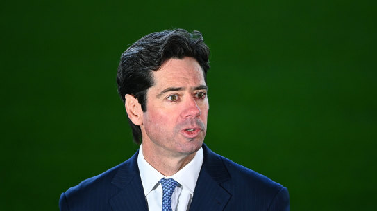 AFL CEO Gillon McLachlan estimates any debt the league accrues in the wake of COVID-19 will be repaid within a few years. 