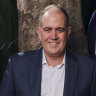 “We upset all sides of politics, simply by holding people to account,” says ABC boss David Anderson, here with Gardening Australia host Costa Georgiadis and Bluey.