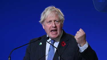 The often jovial Boris Johnson spoke with gravity in his address to COP26.