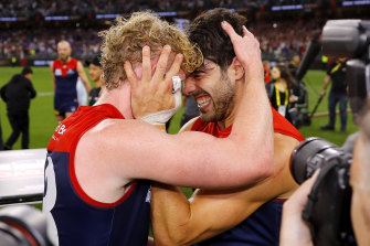 Demons stars Clayton Oliver and Christian Petracca.