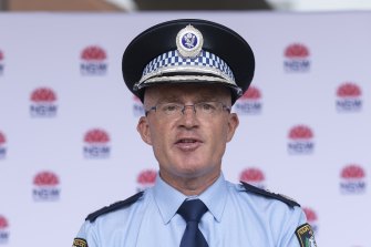 NSW Deputy Commissioner Mal Lanyon.
