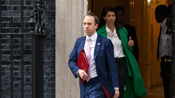 Matt Hancock was pictured leaving Downing Street with Gina Coladangelo on May 1.
