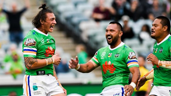 Nicoll-Klokstad has scored plenty of tries this season.