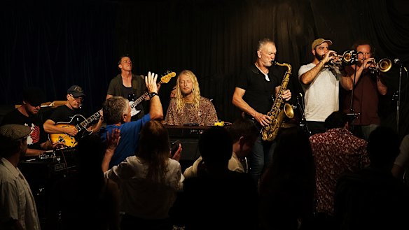 Gone to the wall ... a live performance at venue 505, which will close its doors.
