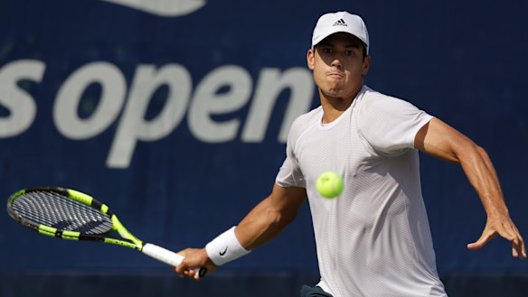 Luckless: Australia's Jason Kubler had to withdraw from his match due to injury.