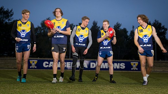 Angus Baker, Alex Paech, Jarrod Osborne, Mitch Mcguire and Mitch Hardie were nominated for the NEAFL Rising Star award.
