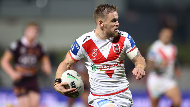 On the move: Matt Dufty was recently told by the Dragons he wasn’t going to be re-signed.