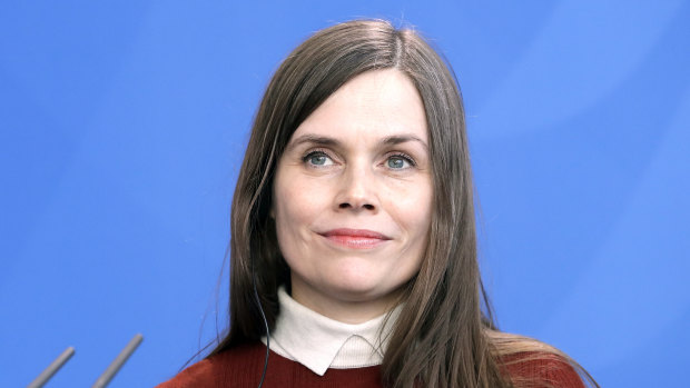 Prior commitments: Prime Minister of Iceland Katrin Jakobsdottir.