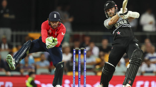 New Zealand’s Glenn Phillips was best with the bat for his side.