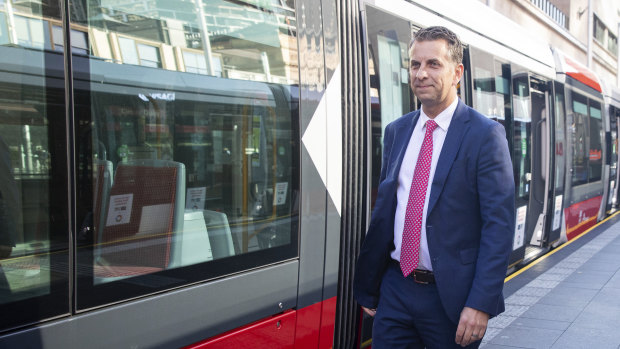 NSW Transport Minister Andrew Constance first floated the idea of trackless trams last year.