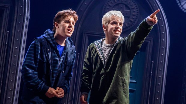 William McKenna, right, with Sean Rees-Wemyss in Harry Potter and the Cursed Child.