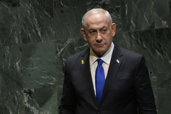 Israeli Prime Minister Benjamin Netanyahu.