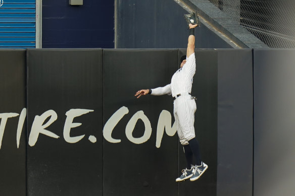 Judge helped New York to the AL East title in the most recent MLB season.