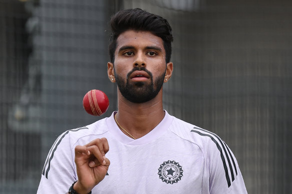 Washington Sundar is India’s sole spinner in Perth.