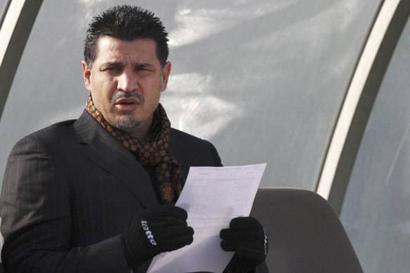 Ali Daei, pictured in 2009, says his wife and daughter were removed from a flight to Dubai.