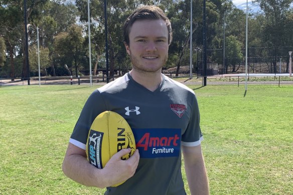 Austin O'Connor-Stubbs' dream job at Essendon lasted five months.