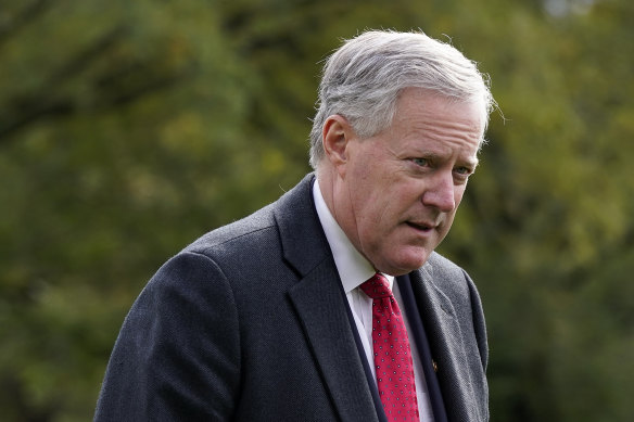 Suits smelled like smoke: Former White House chief of staff Mark Meadows.