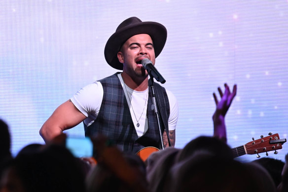 Guy Sebastian: the public love him, but what about his peers? 