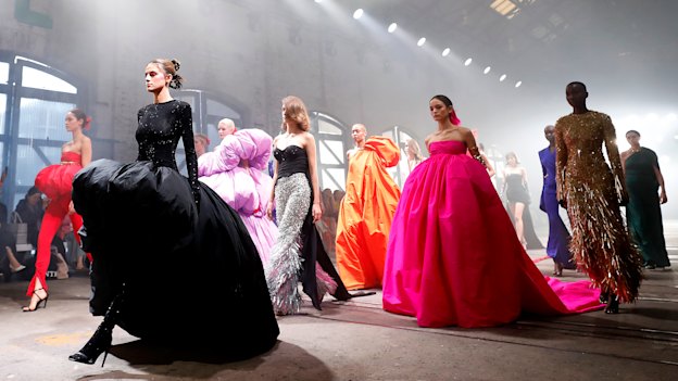 Yousef Akbar’s fashion-as-fantasy aesthetic was clear at his Afterpay Australian Fashion Week show in June. 