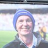 The distinctive FightMND blue beanies were omnipresent at Neale Daniher’s state funeral.
