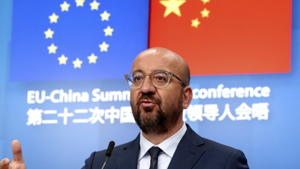 China rejects human rights plea during 'intense' EU trade talks