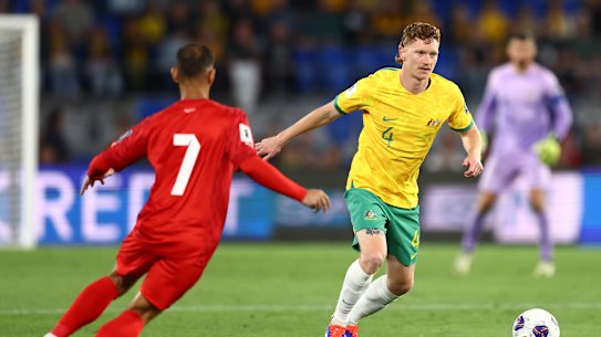 Kye Rowles on the ball.