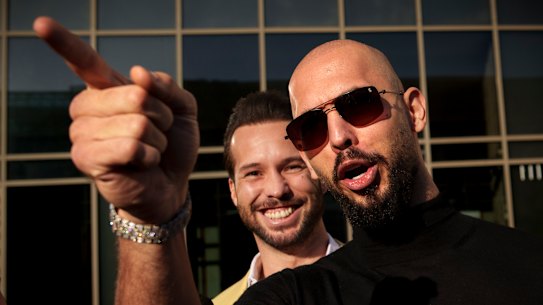 Andrew Tate (right) and his brother Tristan.