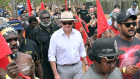 Prime Minister Anthony Albanese arrives at the Garma Festival in Arnhem Land on Friday: “You have kept the faith, and my government will keep faith with you.”