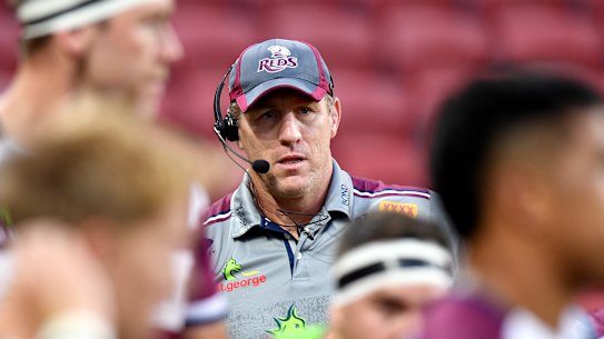 Queensland Reds coach Brad Thorn has endured a tough campaign since his side snapped the Brumbies’ unbeaten start to the Super Rugby season.
