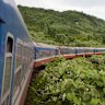 A train running from Saigon to Hanoi in Vietnam is seen here traveling between the cities of Hue and Danang. iStock image for Traveller. Re-use permitted.
