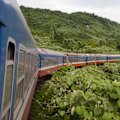 A train running from Saigon to Hanoi in Vietnam is seen here traveling between the cities of Hue and Danang. iStock image for Traveller. Re-use permitted.