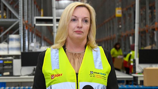 Australia Post CEO Christine Holgate was paid $2.5 million last year as the nation's highest earning civil servant.