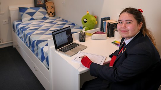 Alaska Holden is settling in well at Toorak College in Mount Eliza after a journey involving two weeks’ quarantine in New Zealand.