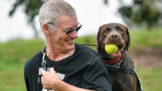 The crook, the copper and their four-legged mate