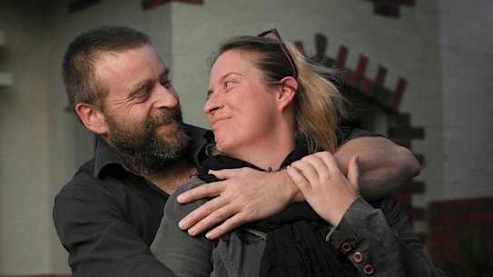 IVF patient Emma Roberts and her partner Josh Skinner