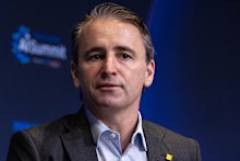Commonwealth Bank CEO Matt Comyn at the AI Summit in Sydney on Tuesday.