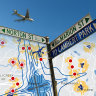 Flight paths and housing.