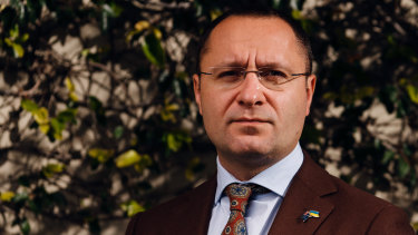 Vasyl Myroshnychenko is an unusual diplomat, with a background in the art of public relations rather than diplomacy.