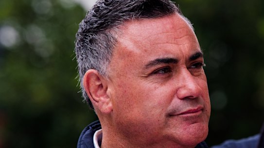 NSW National Party leader John Barilaro. 